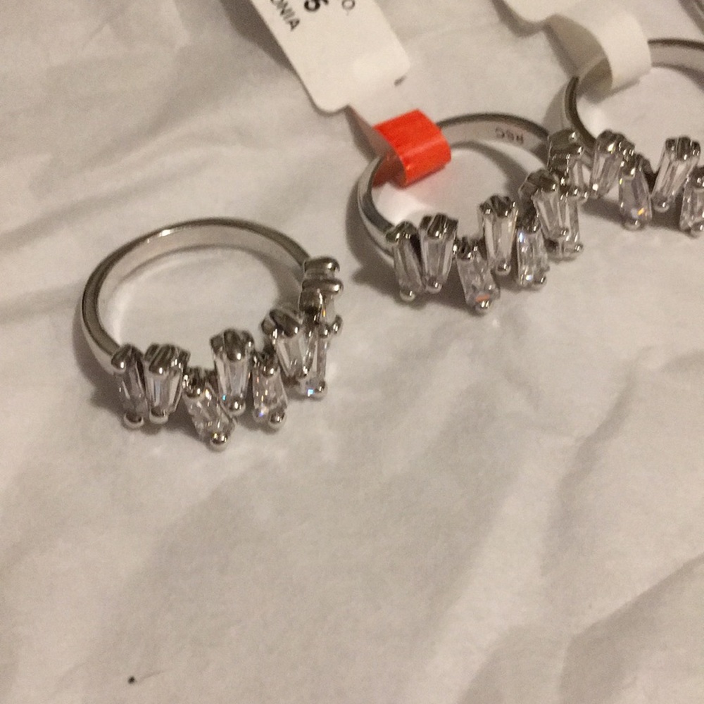 Sliver Cubic Zirconia Ring